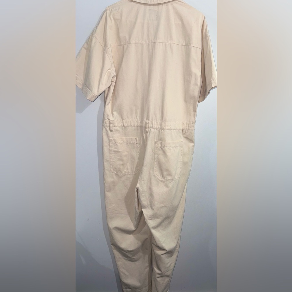 Dr. Denim Ecru Jumpsuit Womens Size M - Picture 2 of 3
